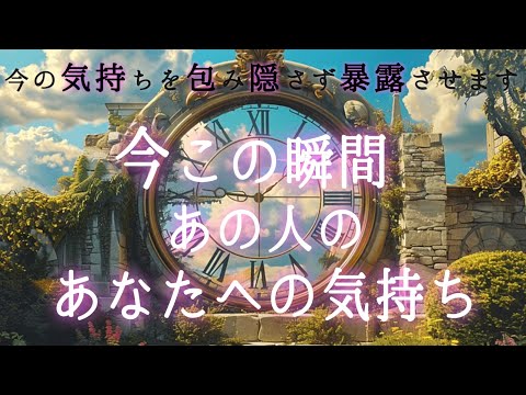 【✨神回‼️予祝✨恋愛成就来たる😍✨】今この瞬間あの人のあなたへの気持ち❤️