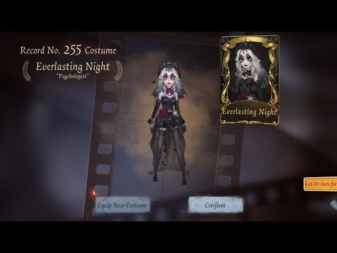 I LOVE HER COSTUME SO MUCH!! | Psychologist: Everlasting Night | Identity V Gameplay