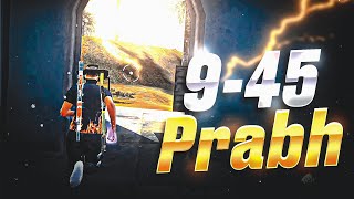 Prabh - 9:45 Free Fire Montage 🥵📲 | free fire song | free fire status | ff status