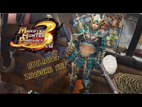 MH Portable 3rd: Building Zinogre set