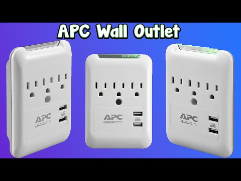 APC Wall Outlet Surge Protector and USB Ports | 540 Joule Surge Protection! Protect Your Devices