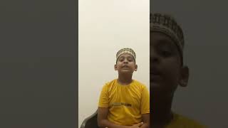 Chapter 99 Soorathu Zalzala Recited by Ayaan bin Noushad ali