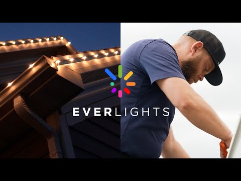 EverLights DIY Install | Classic White Lights #permanentchristmaslights