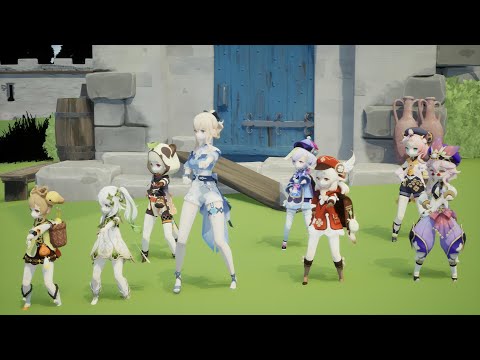 【MMD/Genshin Impact】Chinese Song- small animal sounds (小动物叫)