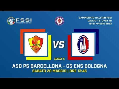 FUTSAL OVER 40 - SEMIFINALE 3 - A.S.D. PE. BARCELLONA VS A.S.D. GS ENS BOLOGNA