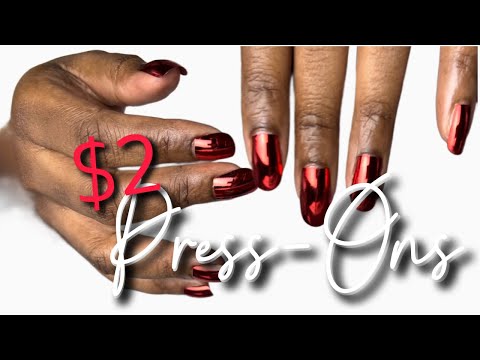 2$ Press-on Nail Haul| How to apply press-on nails| Beginner Friendly| Lola Slays