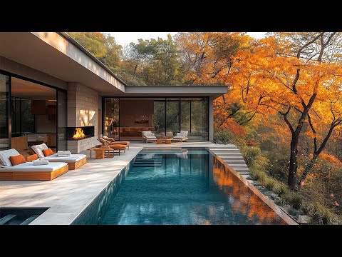 Cozy Apartment Autumn with Enjoy the Smooth Jazz 🌤️ Piano Jazz Music for Stress Relief, Comfortable