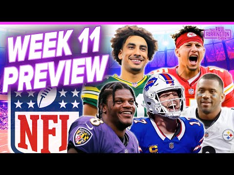 NFL Week 11 Preview: Packers-Bears, Chiefs-Bills, Ravens-Steelers, Bengals-Chargers & more! | PFS