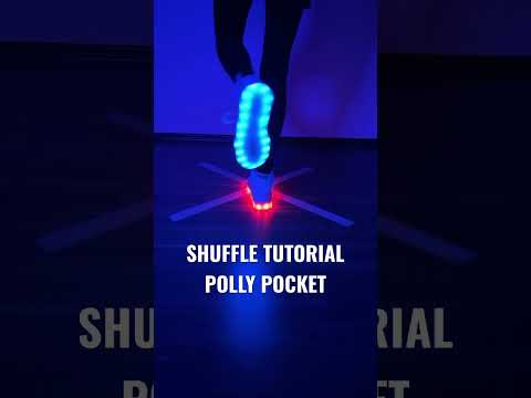 SHUFFLE TUTORIAL POLLY POCKET !!! Use this Basic step and kill the dancefloor 💜🫶 #shuffletutorial