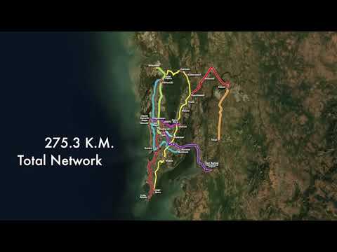 Mumbai Metro Rail Network of 275 KM - Futuristic Mumbai