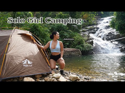 Camping In The Waterfall - Relax - Cooking - Swimming - Nature Sounds - Sophia Adventures