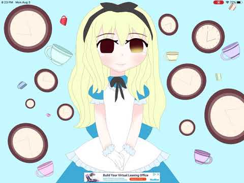 Alice in wonderland speedpaint