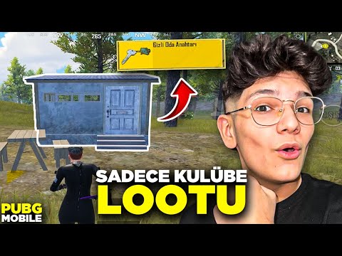 SADECE KULÜBE LOOTU İLE WİN ALMA CHALLENGE! GİZLİ ODA ANAHRATI ÇIKTI | PUBG MOBİLE