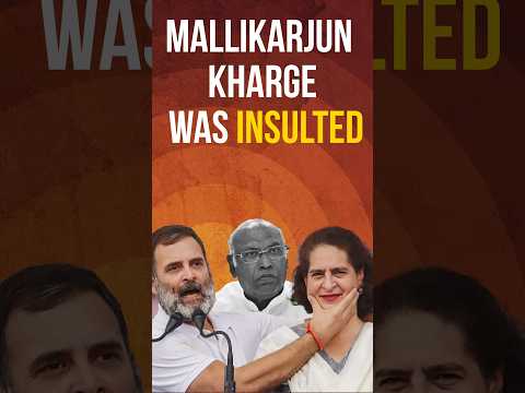 Mallikarjun Kharge shunted out by Rahul Gandhi #rahulgandhi #congressparty #breakingnews #kharge