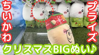 【ちいかわプライズ】大注目のちいかわクリスマスBIGぬいぐるみが可愛すぎた！！