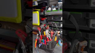 Electrician has a tidy van!!😱 #electrican #tools #asmr