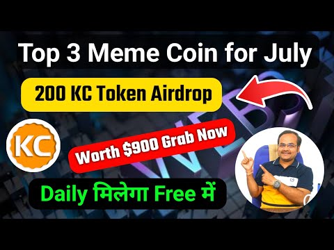 KCPay Free mining Airdrop claim instant 200KC Tokens 🤑 Top 3 Meme Coin Buy Today