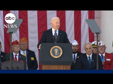 Biden applauds ‘finest fighting force’ in Veterans Day speech