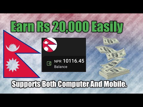 New Online Earning Website In Nepal - Earn More Than Rs 20,000 - YT Nepal