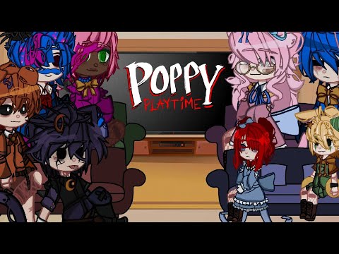 Poppy Playtime React To The Poppy Playtime Trailer's || Poppy Playtime || Gacha Club || Re-upload ||