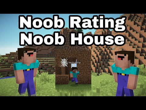 Noob Rating Noob House Wait For End #shorts #noobfunnyvideos #minecraftshorts #noobisalwaysnoob