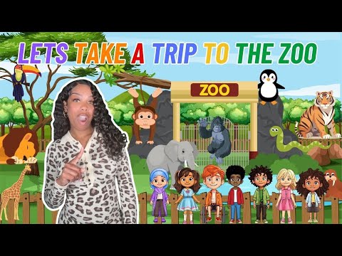 Trip To The Zoo| Learning with Ms Houston| Kid Songs + Nursery Rhymes