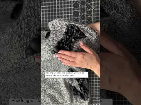 Bubbling fabric manipulation technique questions answered!