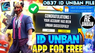 After Ob37 live proof id unban 2022 today ||Ob37 id unban new app link 2022 today