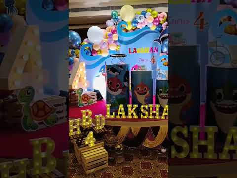 baby shark theme decoration