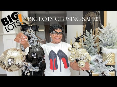 MASSIVE BIG LOTS CLOSING SALE | ULTIMATE CHRISTMAS HAUL | SHOP WITH ME AT BIG LOTS 2024 | HOLIDAYS