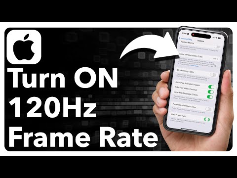 How To Turn On 120Hz Refresh Rate On iPhone