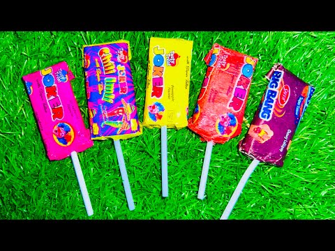 Some popular Candies in the World | New Milk Bottle | mini Cooking | Ice Cream Pop It | Asmr