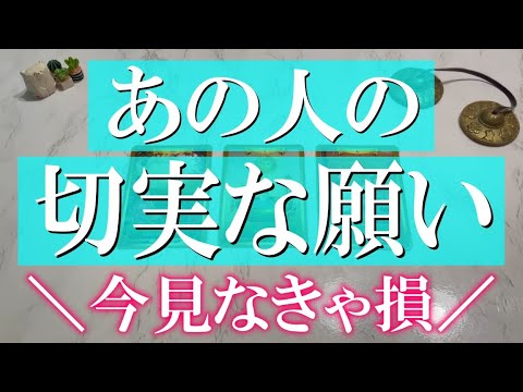 💎個人鑑定級の結果💎あの人のあなたに対する切実な願いとは？