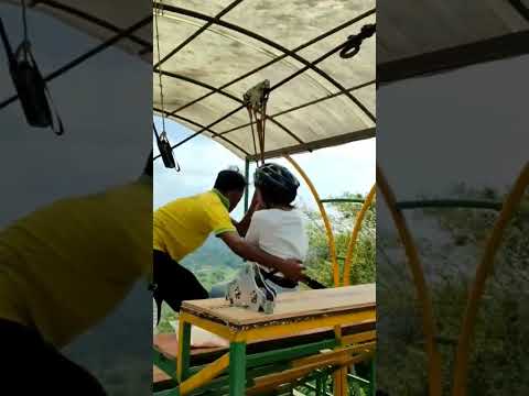 meha'sfirstziplineexperience@wayanad#karapuzhadamview#adventurepark#youtubeshorts#meharithavlogs