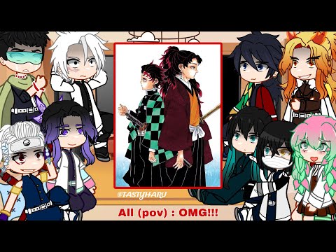 [Part 1] Hashiras react to Tanjiro and Yoriichi🔥|| Demon slayer Infinity Castle Arc || Gacha 🇺🇸