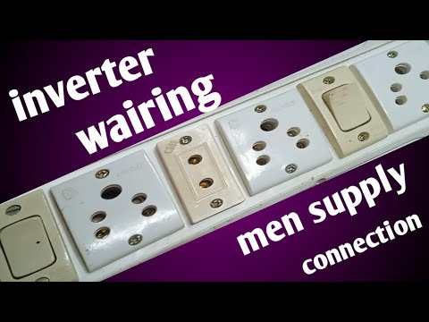 2switch3socket5pin1socket2pin inverter+men power supply connection wairing ravietc