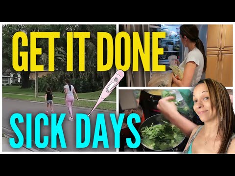 Day in the Life with Sick Kids  || Get it Done with Me