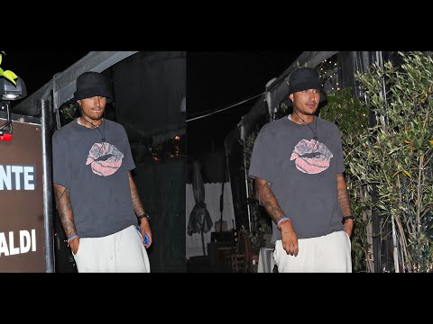 NBA player Kyle Kuzma Grabs Dinner at Giorgio Baldi in Santa Monica!