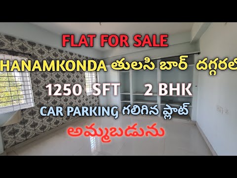 FLAT FOR SALE  // అపార్ట్ మెంట్ లో ప్లాట్ అమ్మబడును // Hanamkonda//100 Feet Road