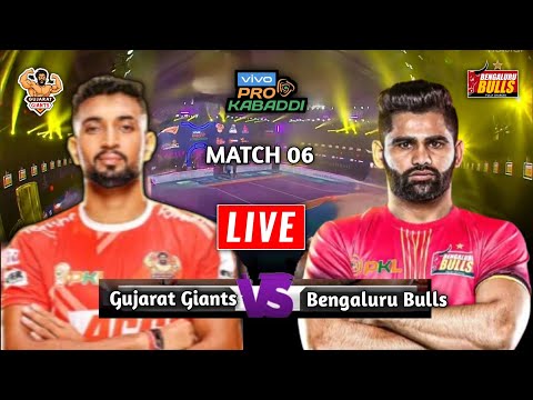 PKL Live | Pro Kabaddi 2024 Live | Gujarat Giants vs Bengaluru Bulls Live Kabaddi PKL Season 11 Live