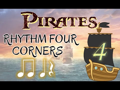 Pirates Rhythm Four Corners Level 1 Rhythms