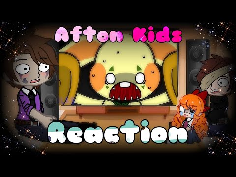 Afton kids reacts to Poppy playtime....🤓 Blue glasses_Blas memes //mokyutsei