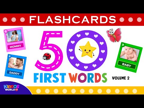 50 First Basic Words - Learning English Vocabulary