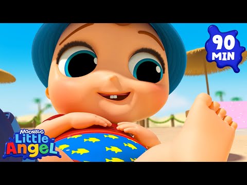 🔥❄️ Beach Day Mix-Up: Hot and Cold 🏝️ | Jobs and Career Songs 😁 |  Nursery Rhymes for Kids