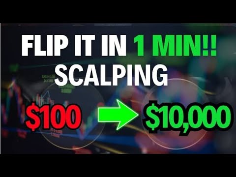 1 Minute Scalping Strategy (Flip $100 To $10, 000)