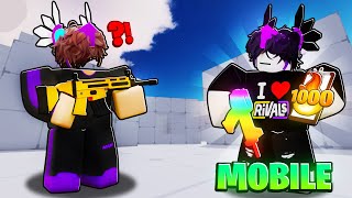 The #1 Mobile Player COACHED Me In Roblox Rivals..