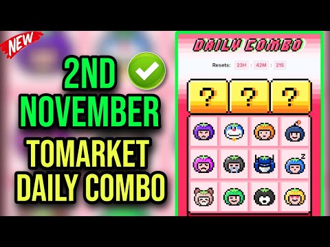 🍅Tomarket Airdrop Combo 2 November | Tomarket Daily Combo Today |Tomarket Secret Combo Today