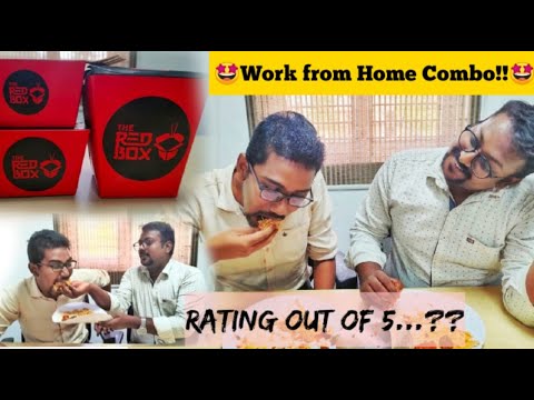 😋Work from Home Combo from THE RED BOX | 🤩 WFH Combo 😋 | Food Review Tamil | Ashwin