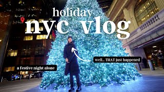 All the BEST NYC Christmas activities crammed into ONE NIGHT? A vlog.