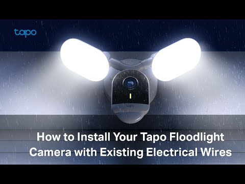 How to Install Tapo Floodlight Camera with Existing Electrical Wires (Tapo C720/TC55/TC53) | TP-Link